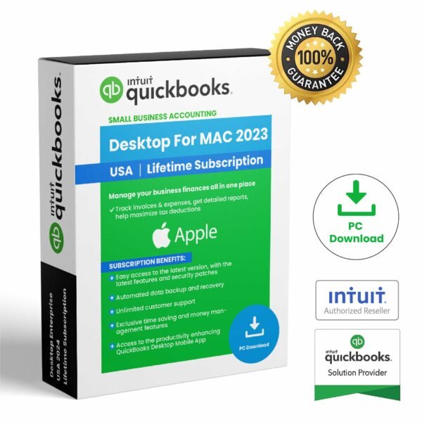 QuickBooks Desktop For Mac 2023 | Lifetime Activation | USA Version